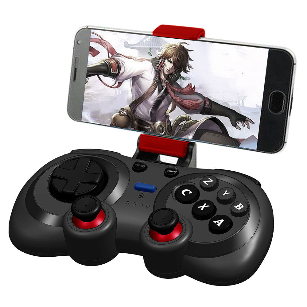 8726 Wireless Gamepad Bluetooth 5.0 / 2.4G Dual Mode Controller with Telescopic Phone Bracket for Nintendo Switch / iOS / Android 8726 Wireless Gamepad Bluetooth 5.0 / 2.4G Dual Mode Controller with Telescopic Phone Bracket for Nintendo Switch / iOS / Android